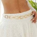 Boho-heupketting - taille- en buikjuweel voor dames goud
