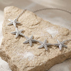 Sterrenzee heupketting - taille- en buikjuweel voor vrouwen zilver