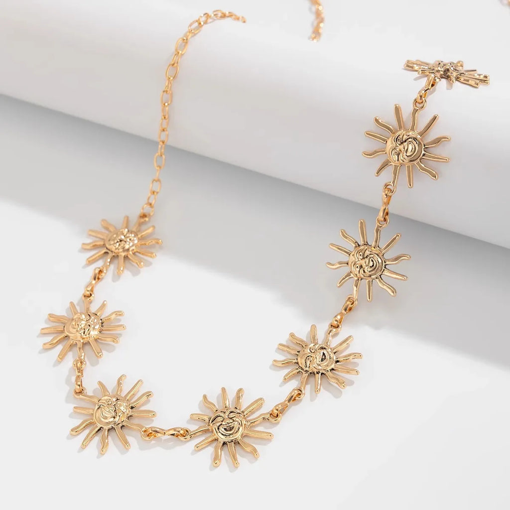 Zon-heupketting - taille- en buikjuweel voor vrouw 