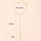 Chaîne Main & Doigt Bracelet de Main Bijou Femme