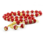Gebedsketting armband voor Arabische man of vrouw rood
