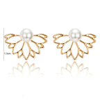 Clous d'Oreille Fleur de Lotus Femme