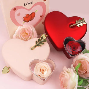Eternelle Liefde Geschenkdoos met Roos en Ketting 