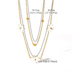 Sieradenset 3 Gouden Bloem Sieraden