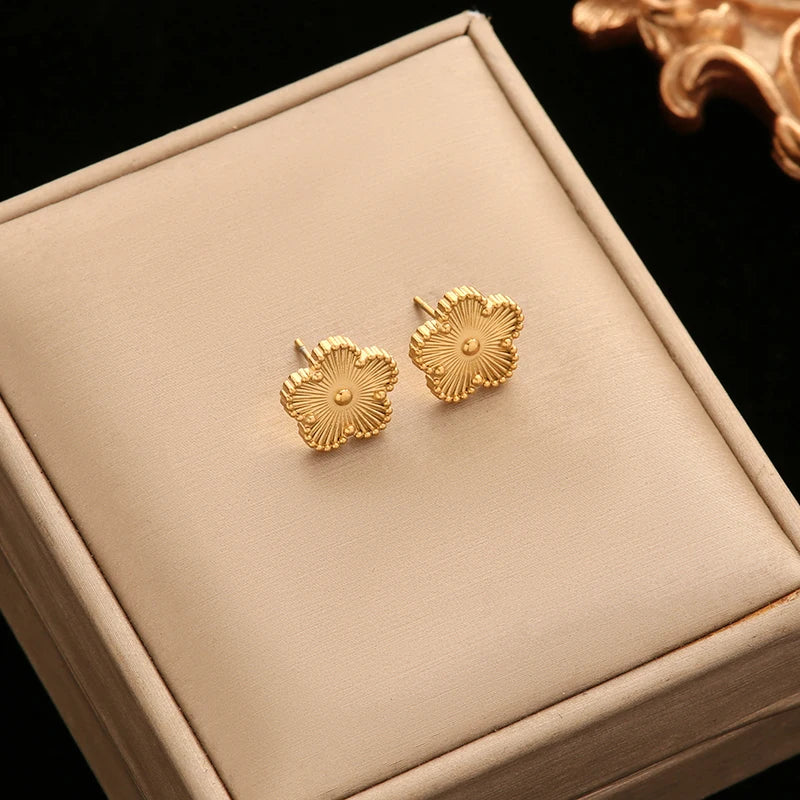 Sieradenset 3 Gouden Bloem Sieraden