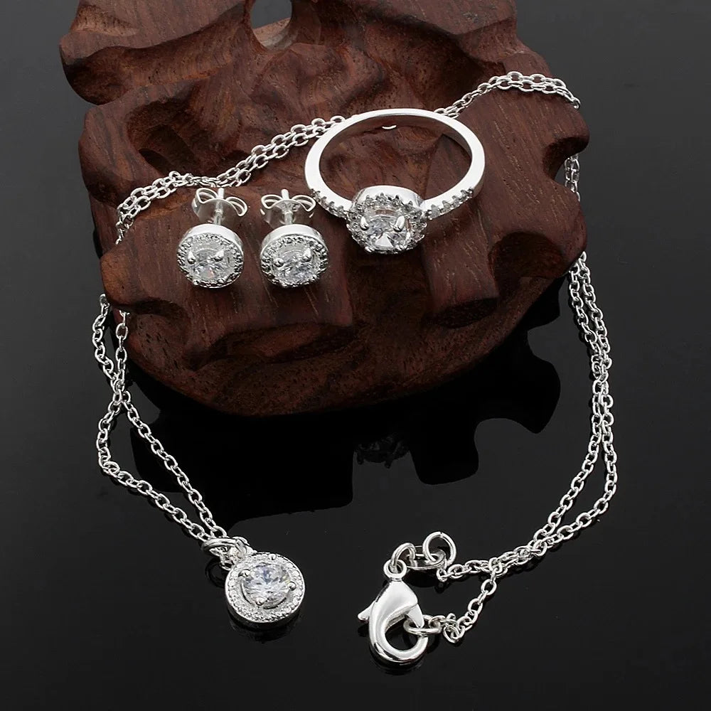 Sieradenset 3 Zilveren Sieraden