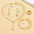 Sieradenset 4 Strass Sieraden