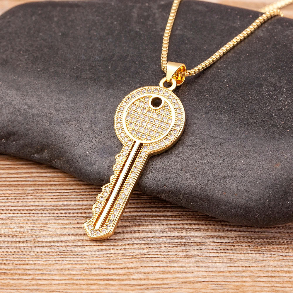 Verstelbare ketting met sleutelhanger