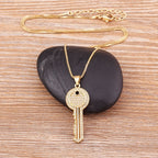 Verstelbare ketting met sleutelhanger