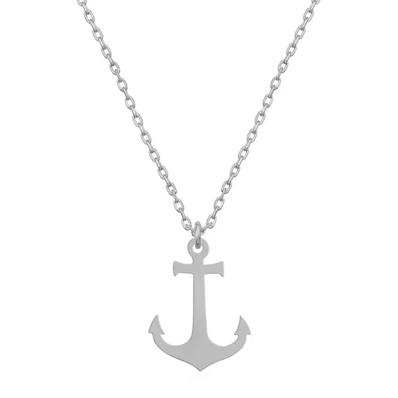 Ankerketting voor dames zilver