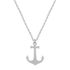 Ankerketting voor dames zilver