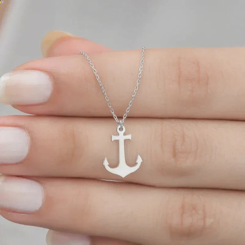 Ankerketting voor dames zilver