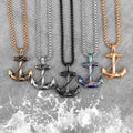 Herenankerketting zwart