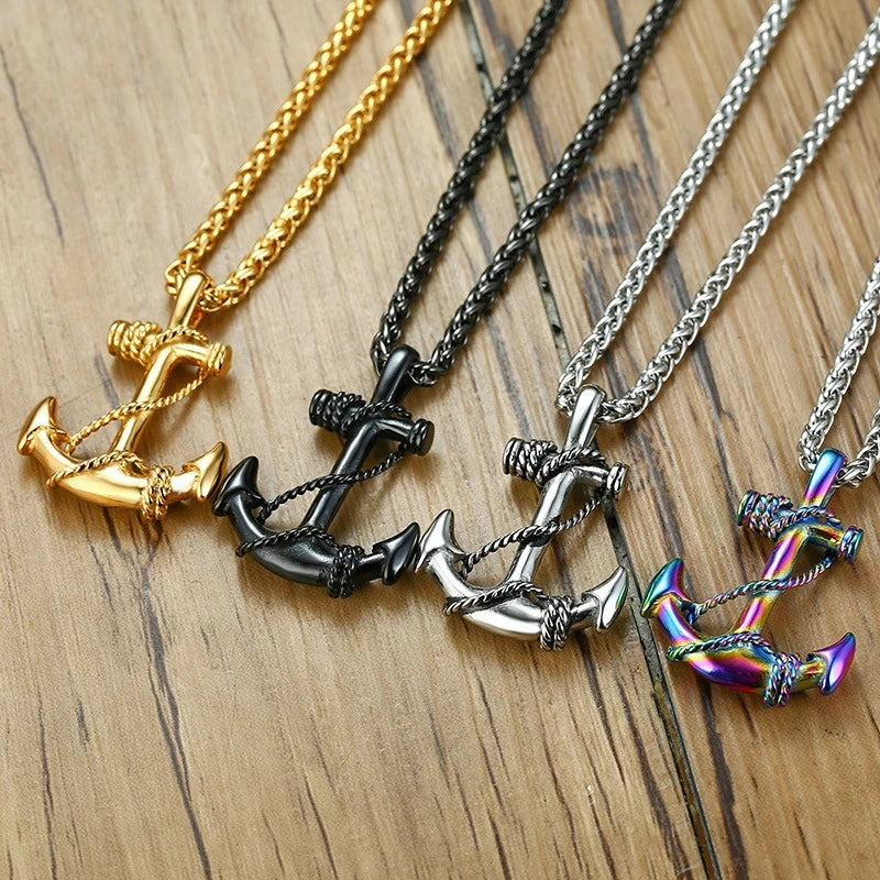 Herenankerketting goud