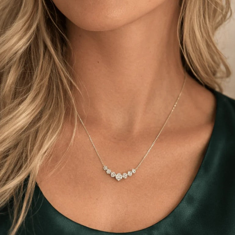 Collier arc éclat d'Artémis - Diamant Moissanite