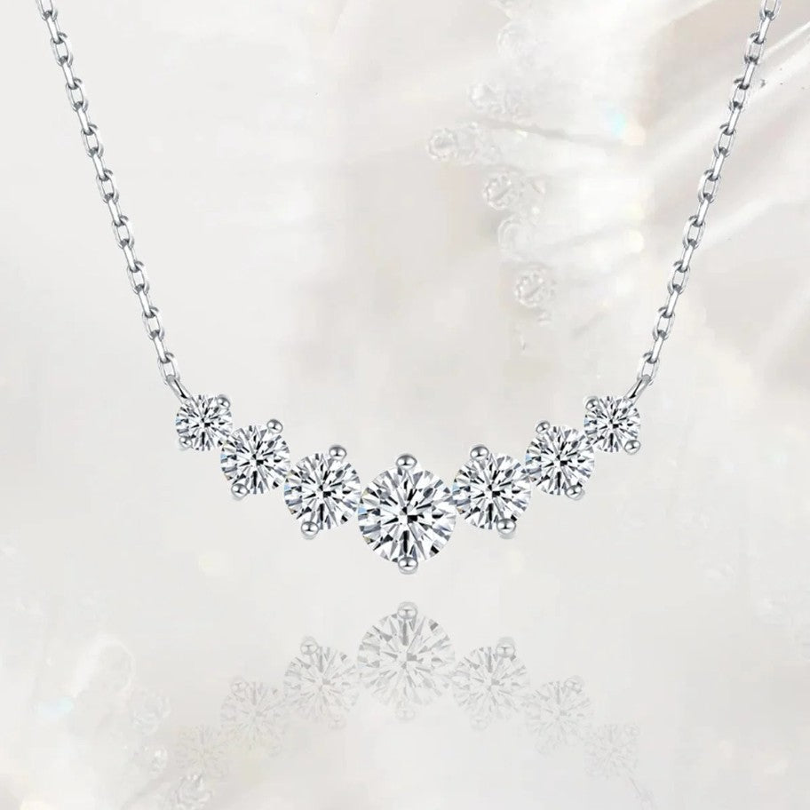Collier arc éclat d'Artémis - Diamant Moissanite