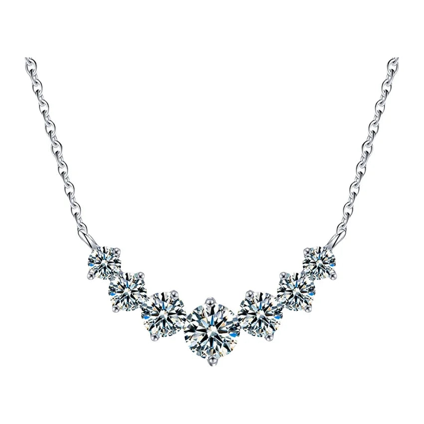 Collier arc éclat d'Artémis - Diamant Moissanite