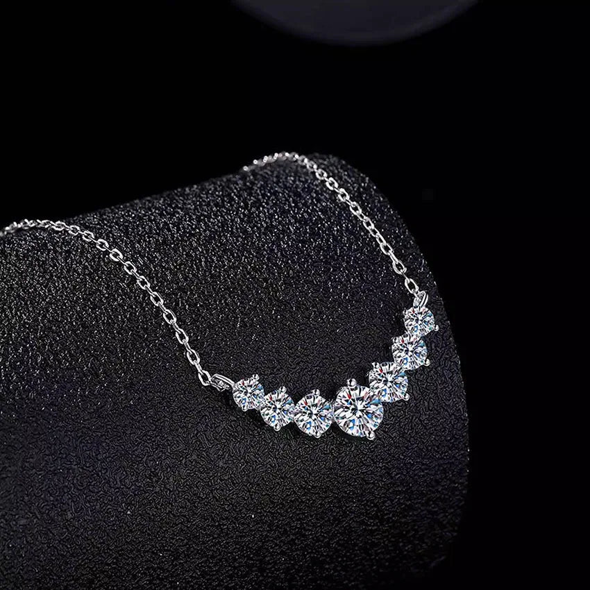 Collier arc éclat d'Artémis - Diamant Moissanite