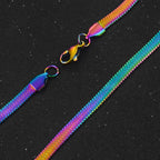 Halsketting met regenbooghanger voor mannen of vrouwen