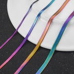 Halsketting met regenbooghanger voor mannen of vrouwen