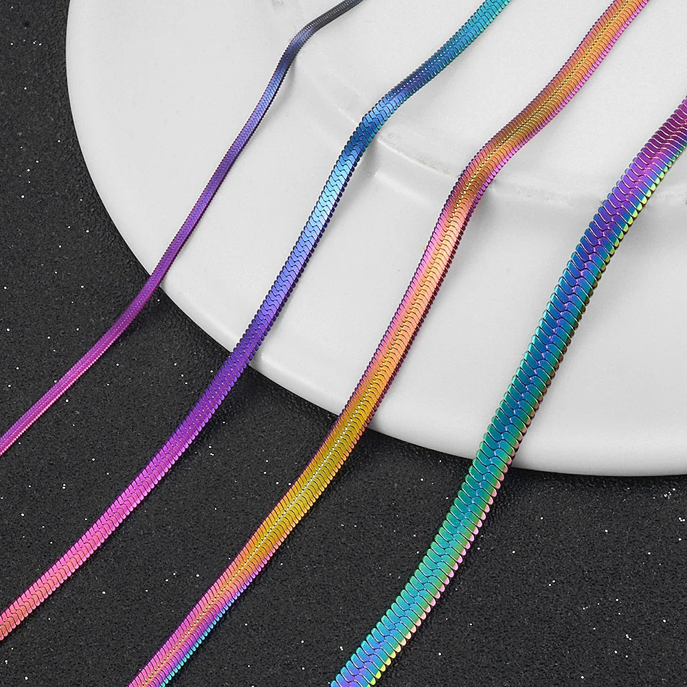 Halsketting met regenbooghanger voor mannen of vrouwen