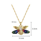 Halsketting met bijenhanger