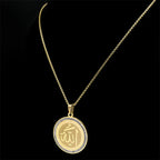 Ketting met Allah amulet hanger Arabisch islam moslim goud