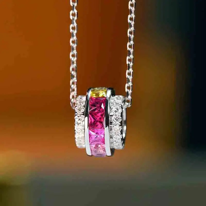 Ketting met regenbooghanger
