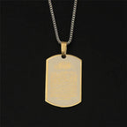 Ketting met Arabische Ayatul Kursi hanger goud