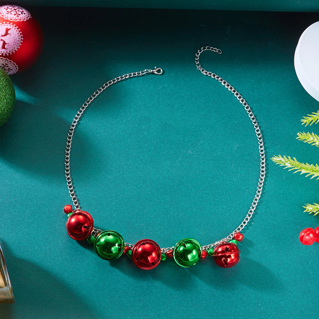 Collier avec Pendentif Boules de Noël