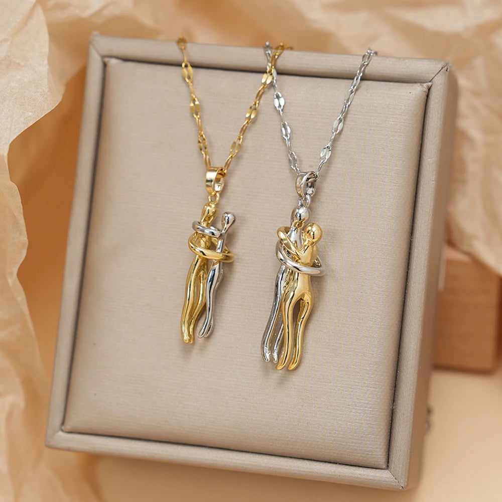 Collier avec Pendentif Câlin d'Amour 