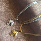 Collier avec Pendentif Champignon or
