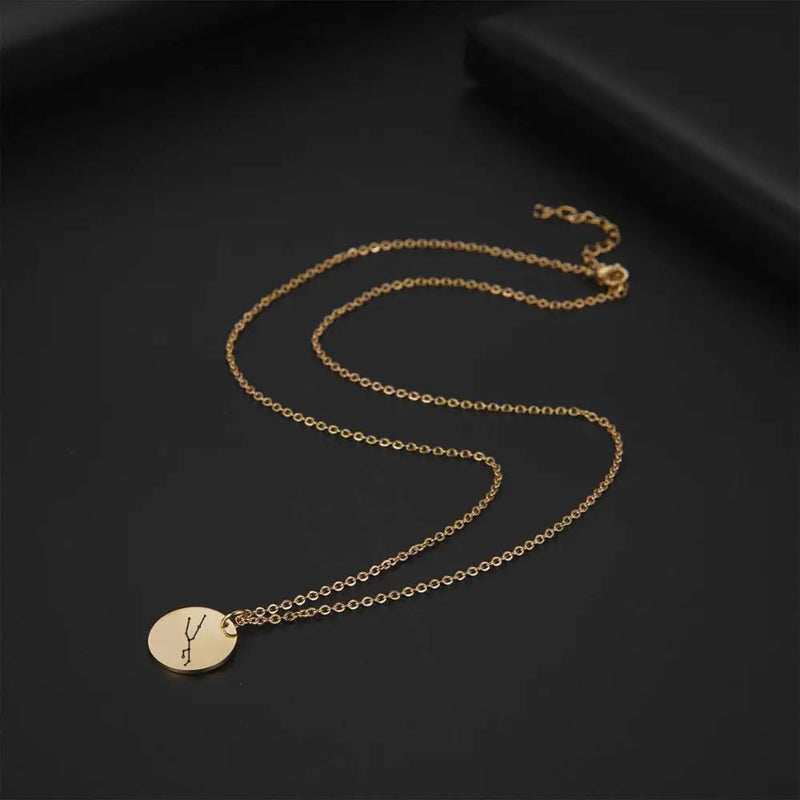Collier avec Pendentif Constellation Signe du Zodiaque