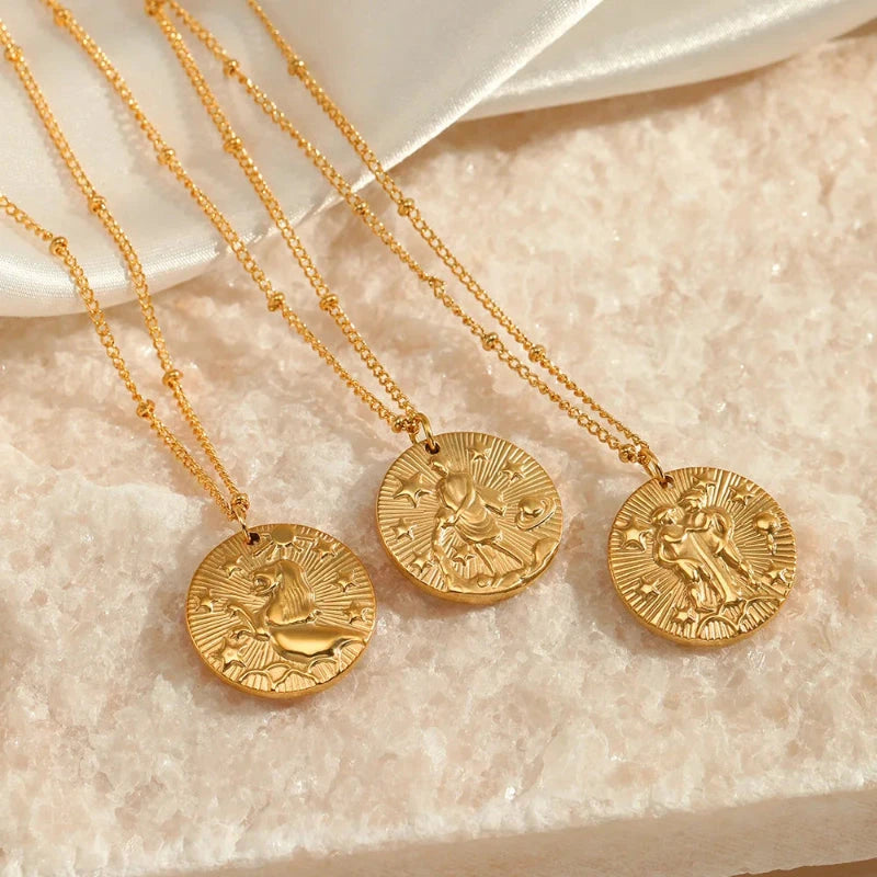 Collier avec Pendentif Constellation Signe du Zodiaque