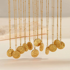 Collier avec Pendentif Constellation Signe du Zodiaque