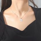 Ketting met hanger van de Hebreeuwse letter Chai, symbool van het Joodse leven, zilver