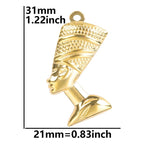 Ketting met Egyptische hanger van Nefertiti 