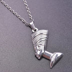 Collier avec Pendentif de Nefertiti argent