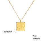 Ketting met hanger van Joodse gebeden in Hebreeuwse letters Ana b'Koach