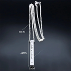 Ketting met beschermend Mesuzah-hanger en Joodse Hebreeuwse letters