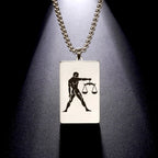 Collier avec Pendentif Elégant Signe du Zodiaque Astrologique