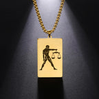 Collier avec Pendentif Elégant Signe du Zodiaque Astrologique