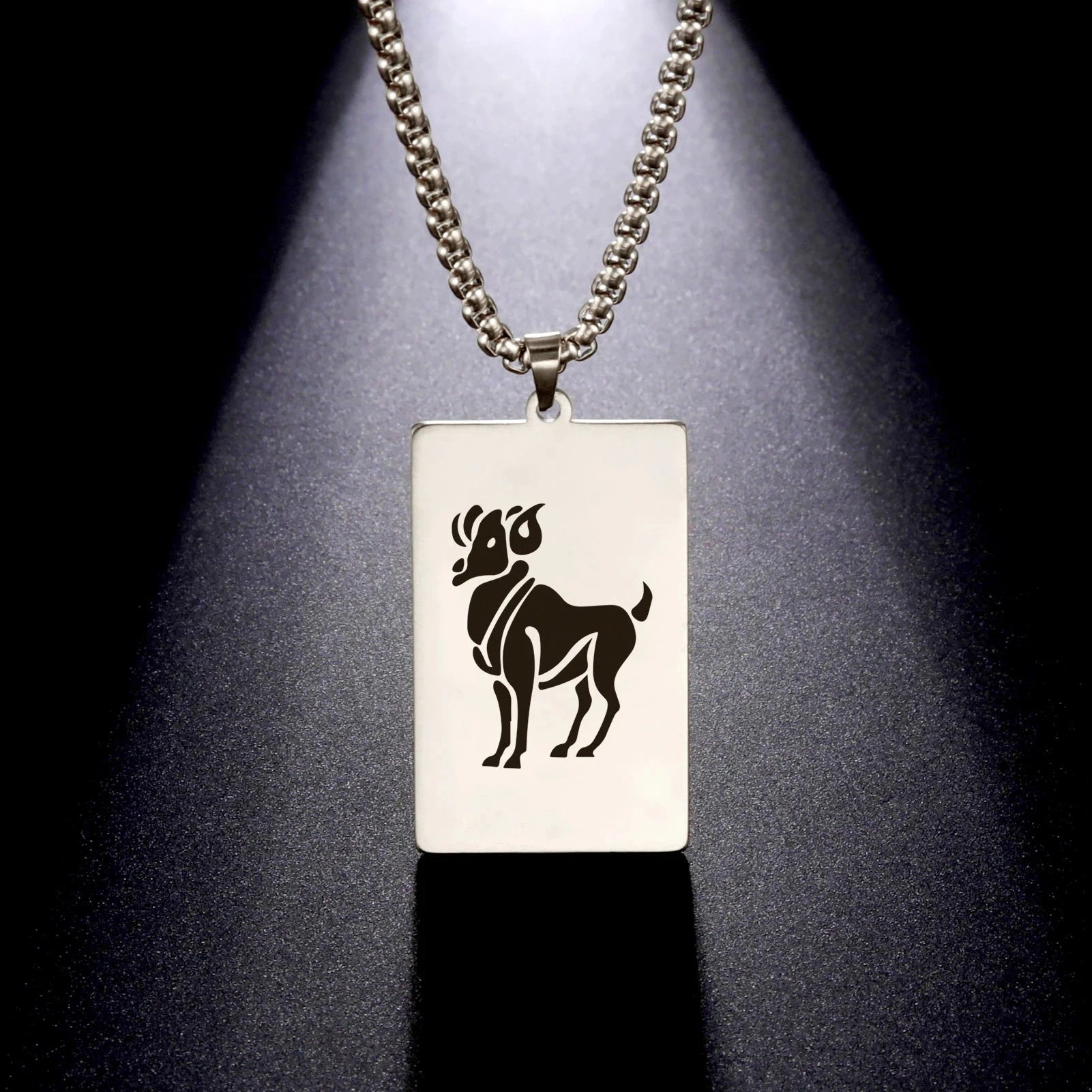 Collier avec Pendentif Elégant Signe du Zodiaque Astrologique