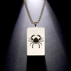 Collier avec Pendentif Elégant Signe du Zodiaque Astrologique