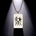 Collier avec Pendentif Elégant Signe du Zodiaque Astrologique