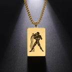 Collier avec Pendentif Elégant Signe du Zodiaque Astrologique