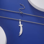 Ketting met <span data-glossary-id="epée d'Ali Zulfikar">Ali Zulfikar-zwaard</span> Arabisch islamitisch moslim zilver