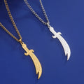Ketting met <span data-glossary-id="epée d'Ali Zulfikar">Ali Zulfikar-zwaard</span> Arabisch islamitisch moslim goud