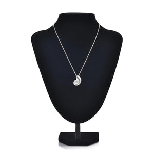 Collier avec Pendentif Coquillage Escargot pour Homme argent