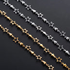 Collier avec Pendentif Etoile Astrologie pour Homme ou Femme or